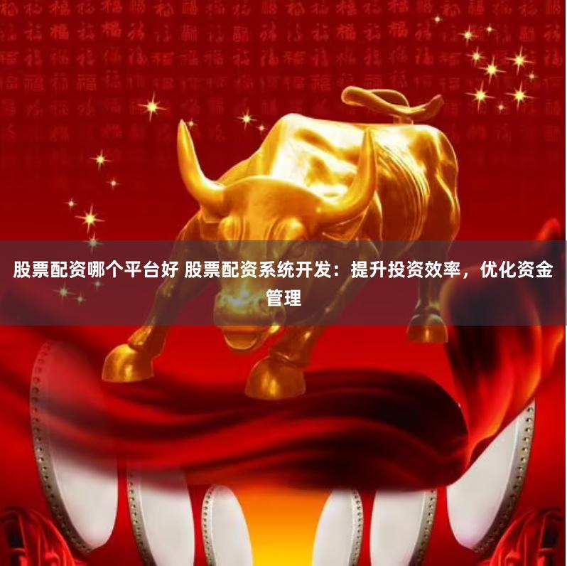 股票配資哪個平臺好 股票配資系統開發：提升投資效率，優化資金管理